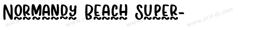 Normandy Beach Super字体转换